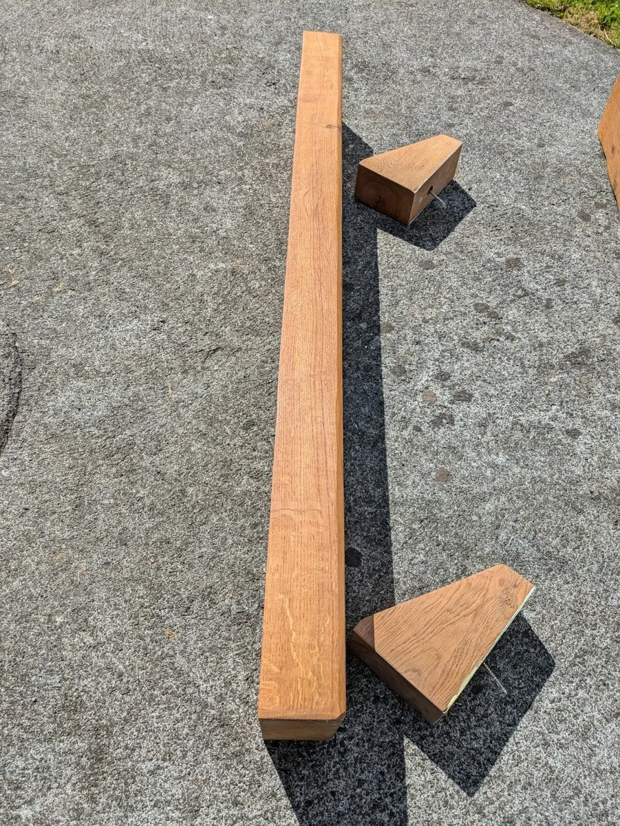 Solid Oak Mantle - Image 3