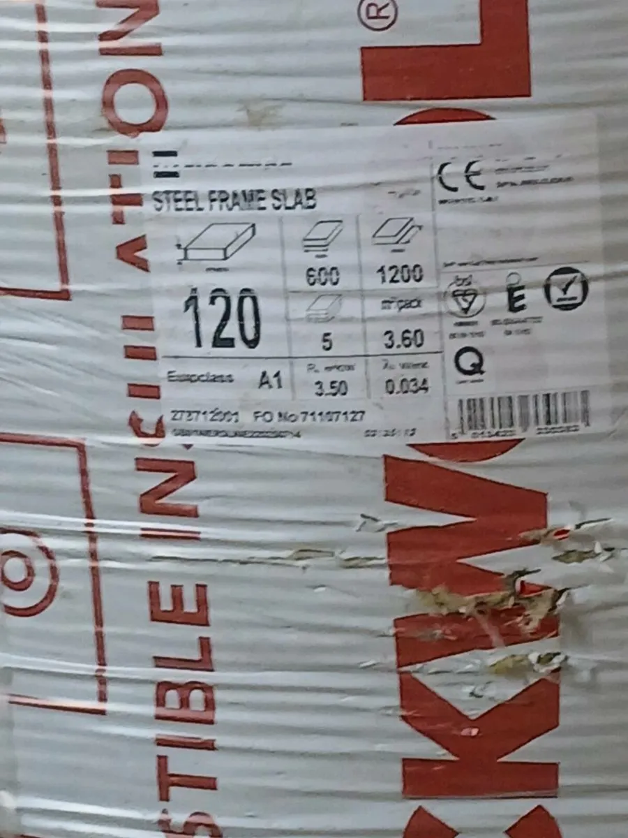 120mm rock wool insulation - Image 1