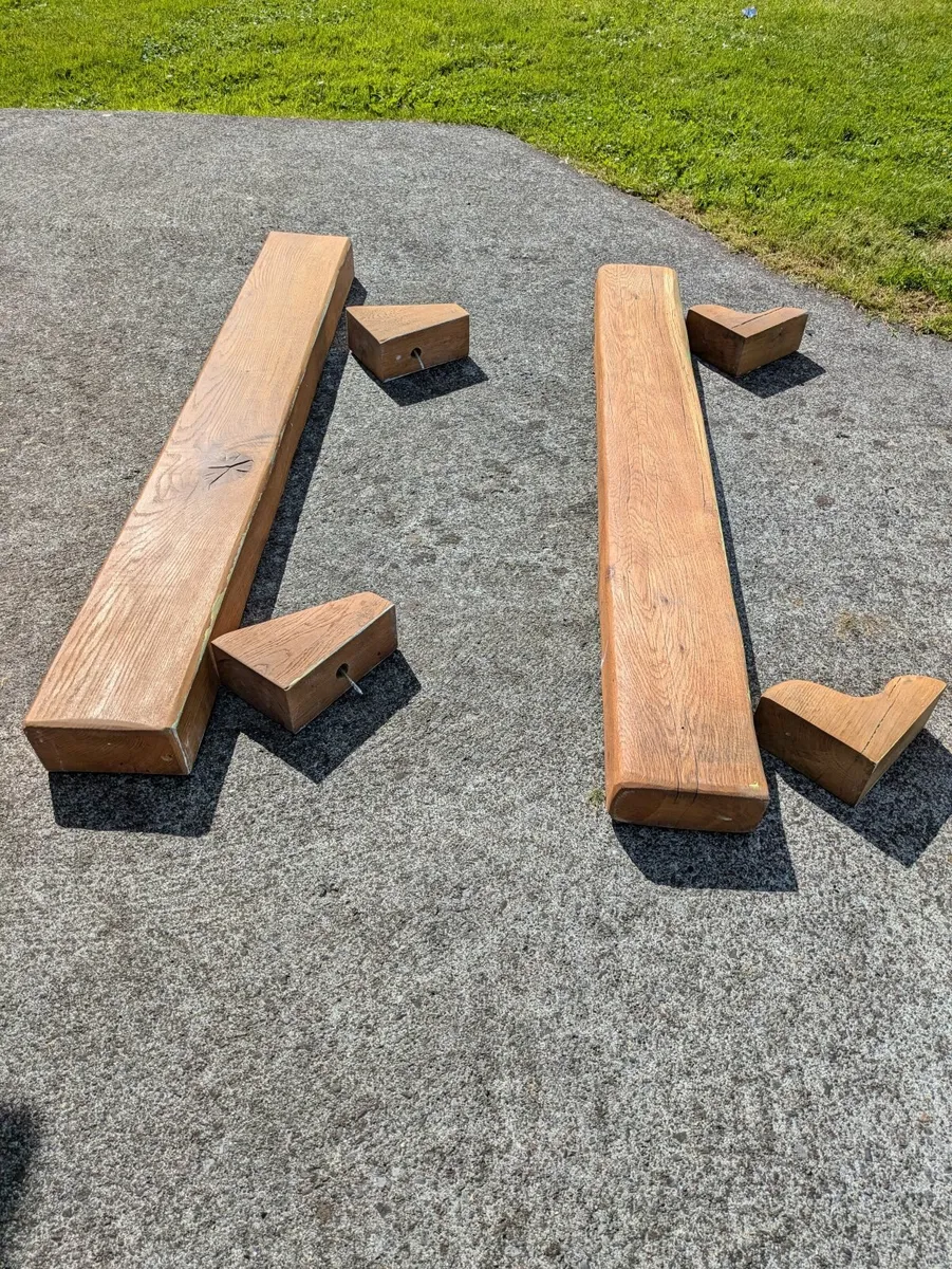Solid Oak Mantle - Image 1