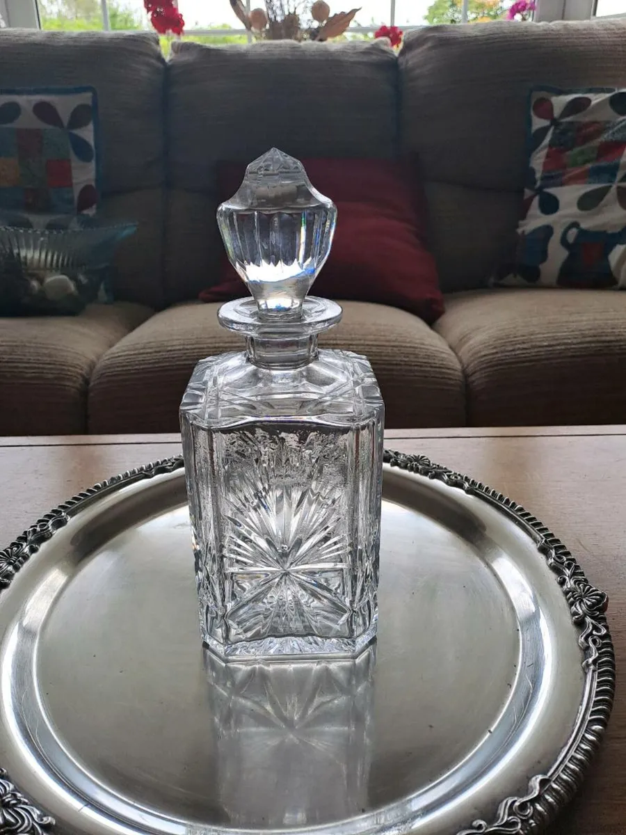 Cut glass decanters - Image 3