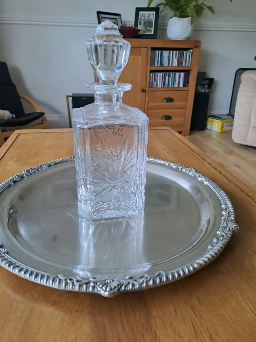Cut glass decanters - Image 4