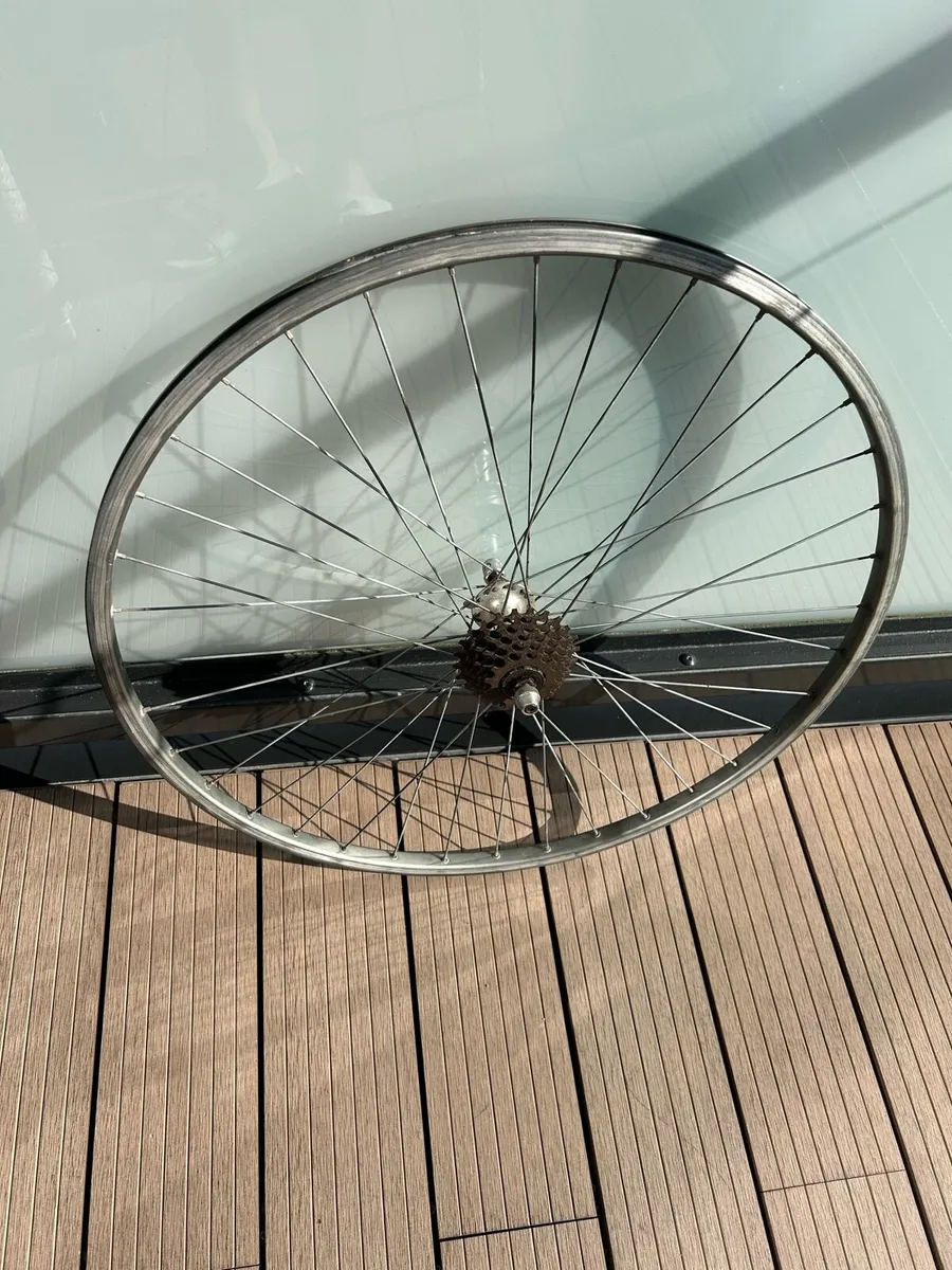 Vintage bike wheel