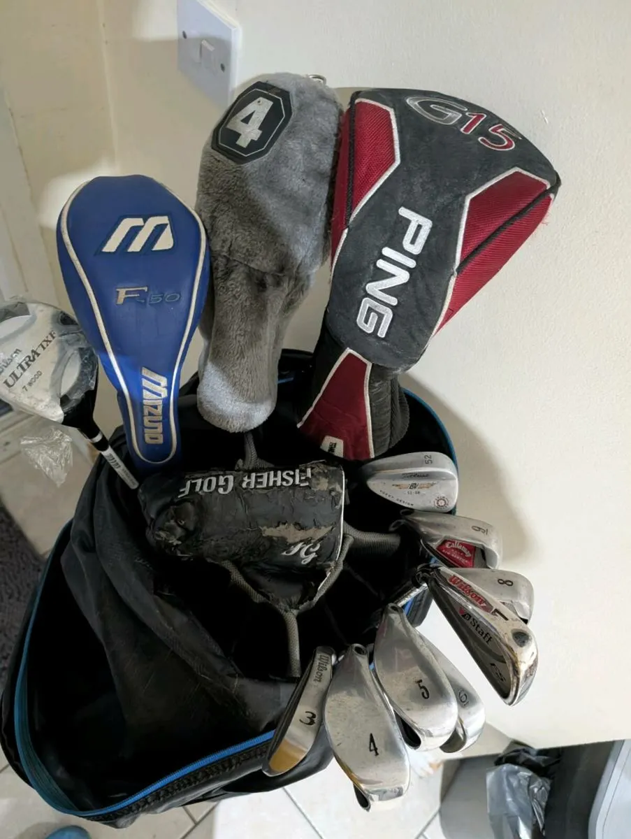Left handed Golf clubs & ping g15 driver - Image 4