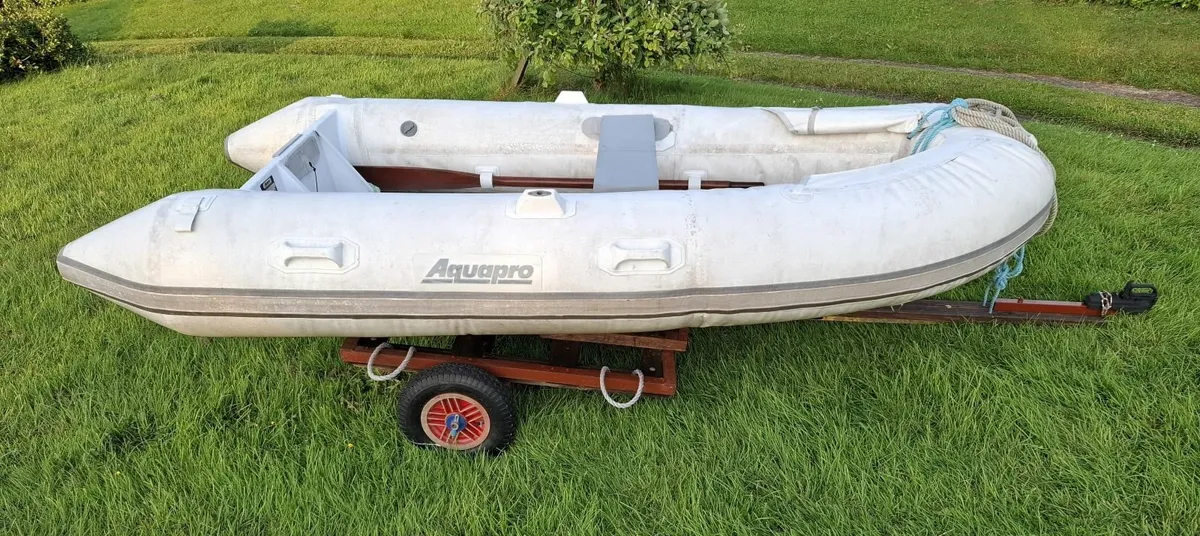 2.4M Aquapro RIB with trailer. - Image 3