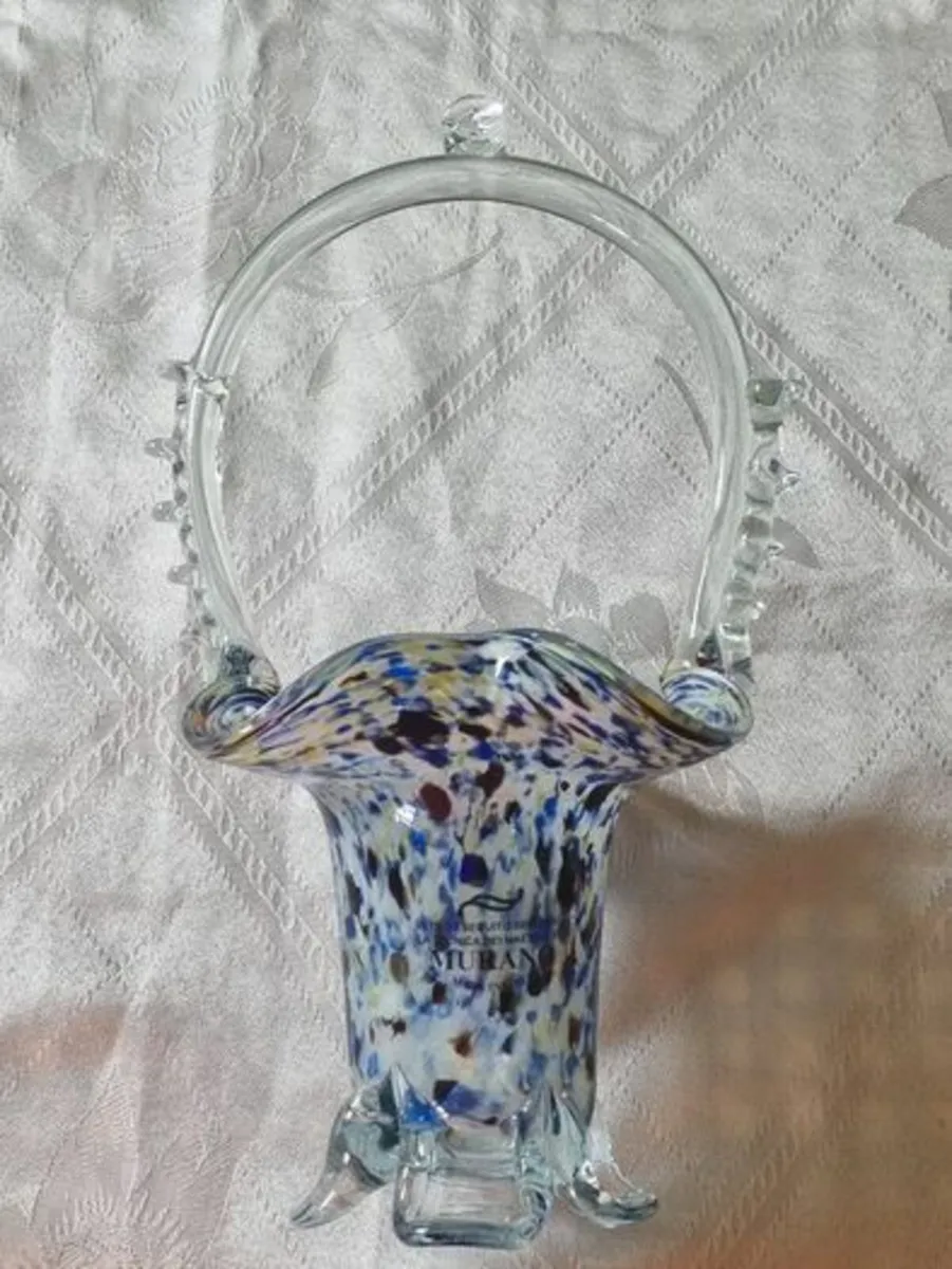 Murano glass basket - Image 4