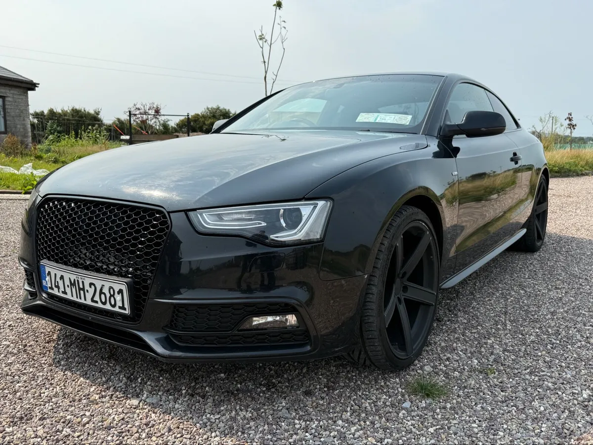 2014 Audi A5 Coupe Black S-line - Image 2