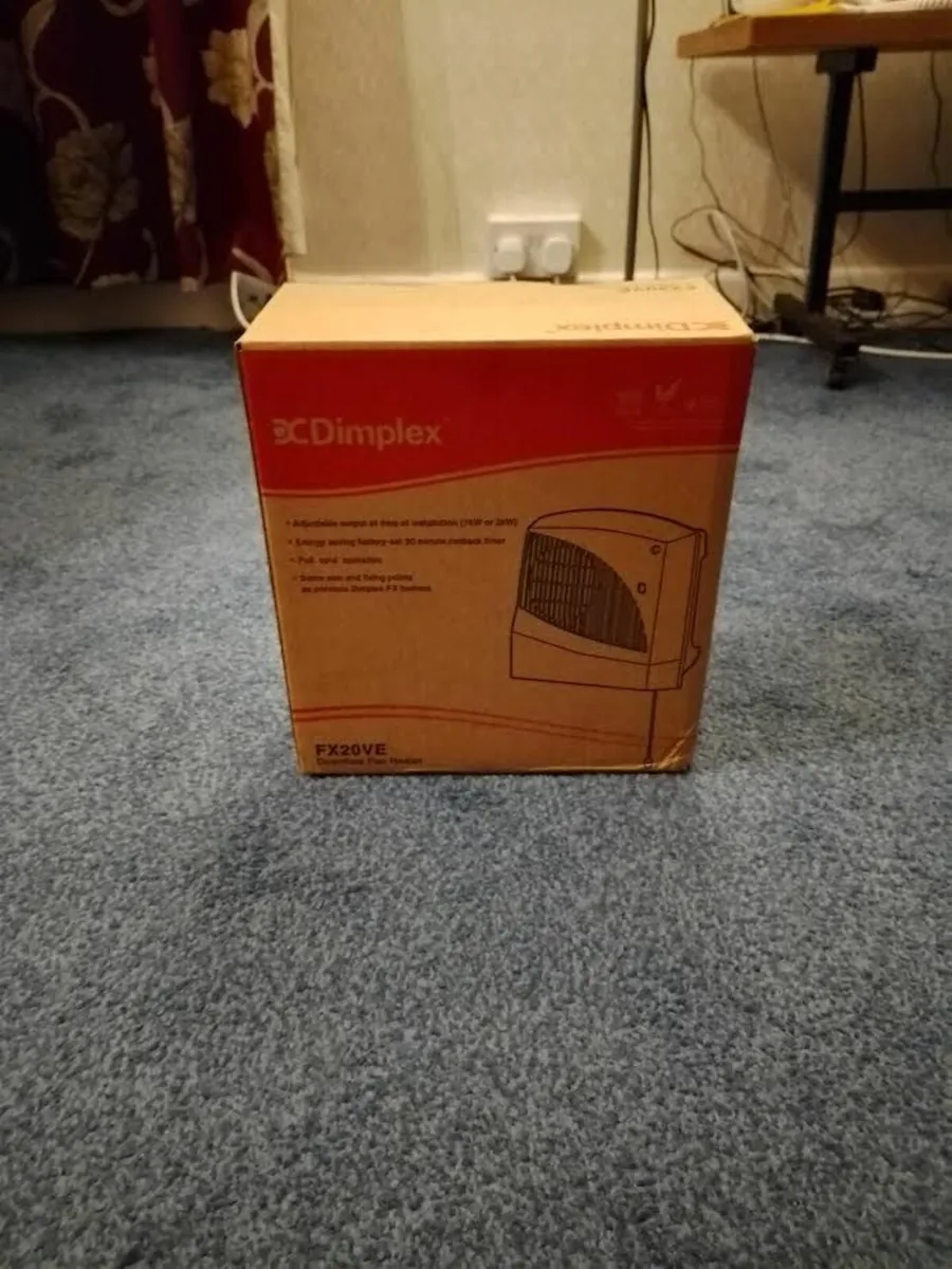 Dimplex 2kW Wall Mounted Fan Heater - Image 1