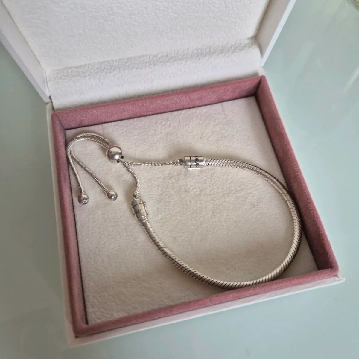Pandora ajustable bracelet perfect condition fully - Image 1
