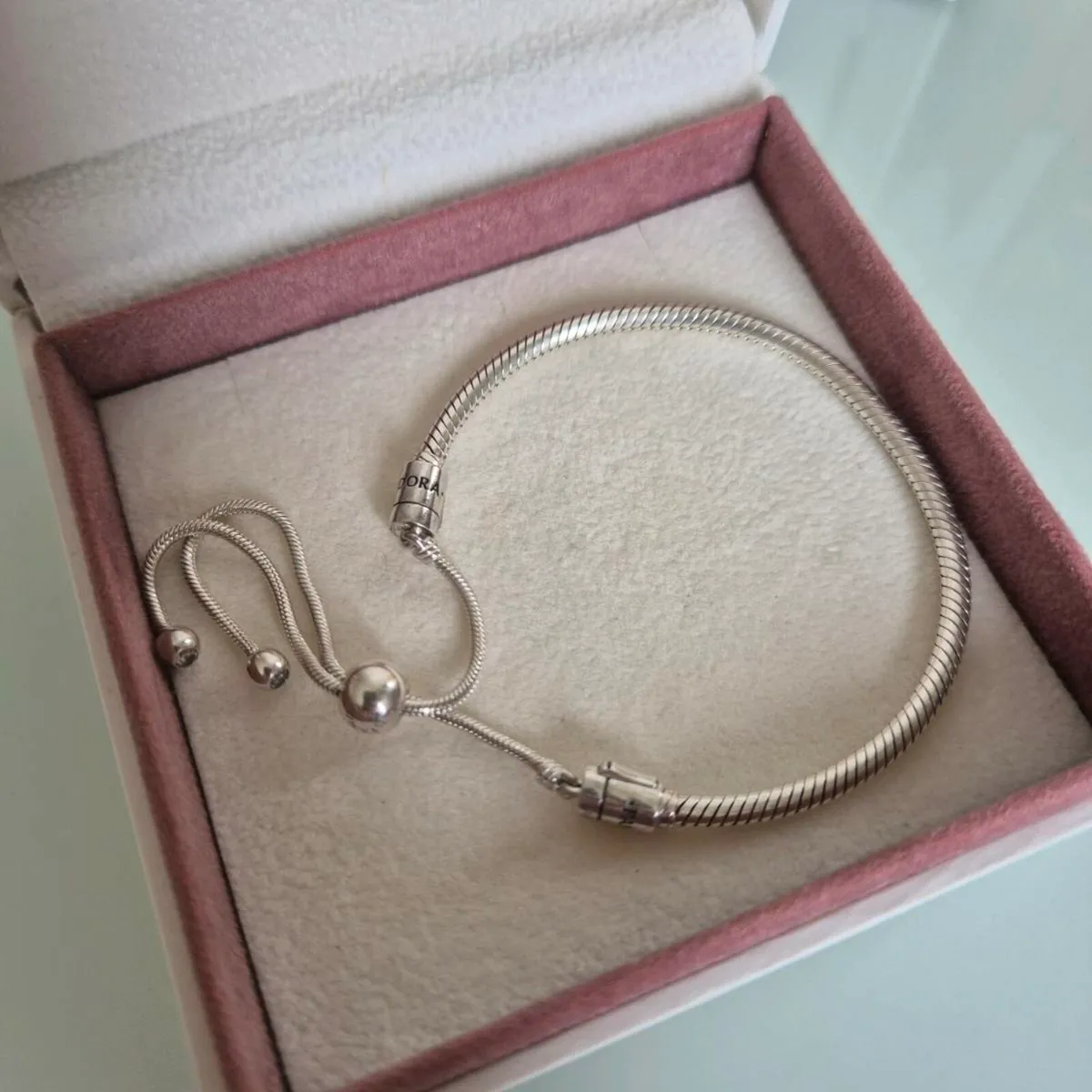 Pandora ajustable bracelet perfect condition fully - Image 3