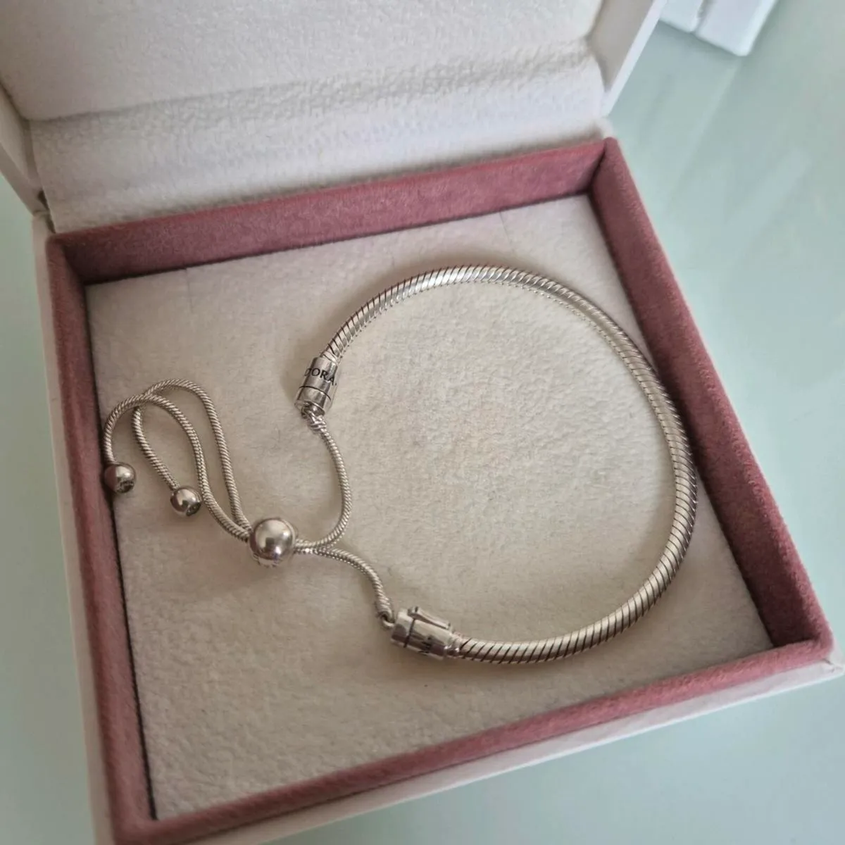 Pandora ajustable bracelet perfect condition fully - Image 4