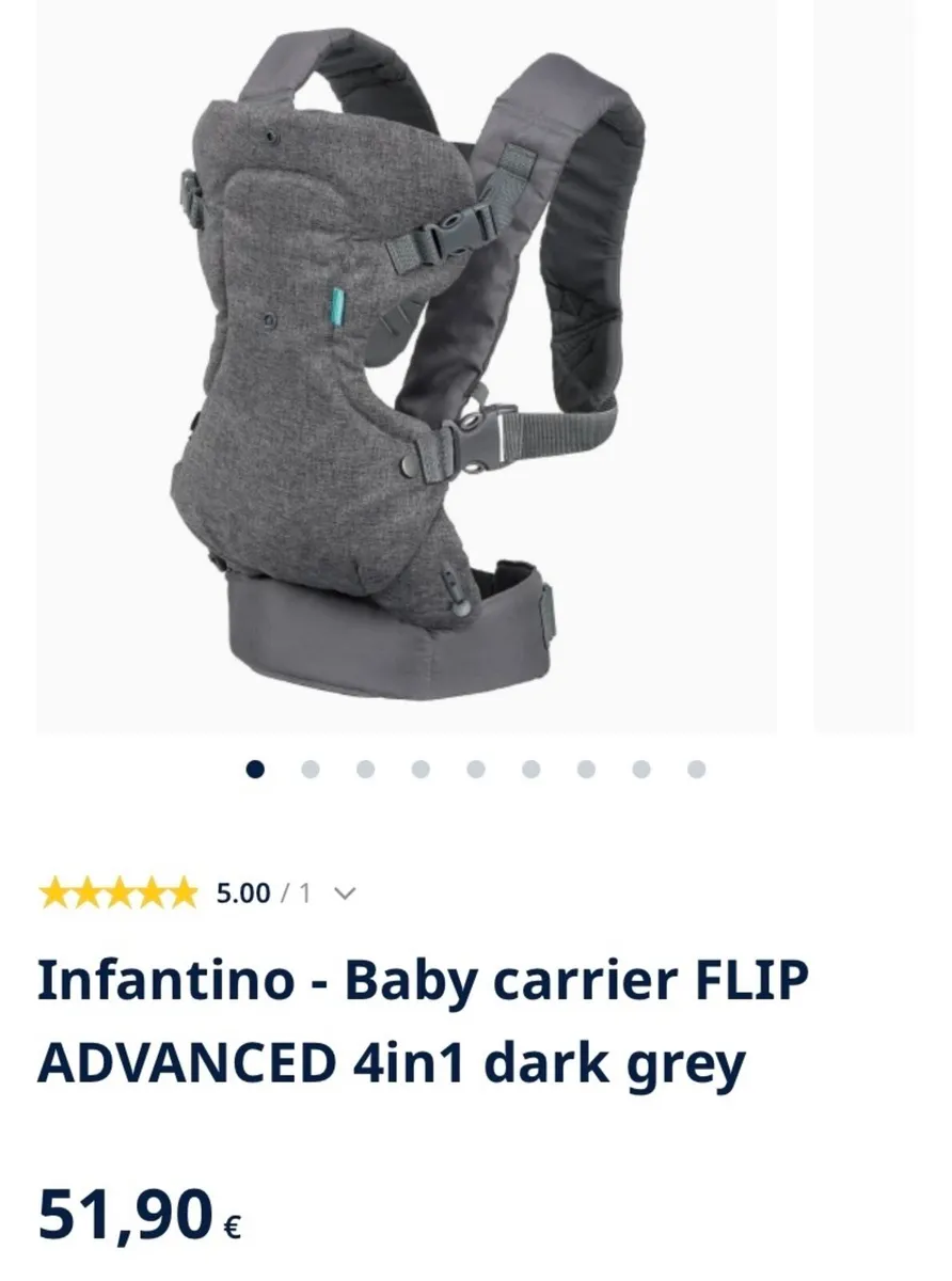 Infantino Flip 4-in-1 Baby Carrier - Image 2