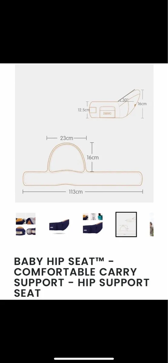 Hip Seat Baby Carrier - Image 3