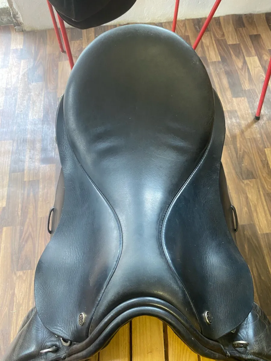 16.5 Crosby black Leather saddle - Image 4
