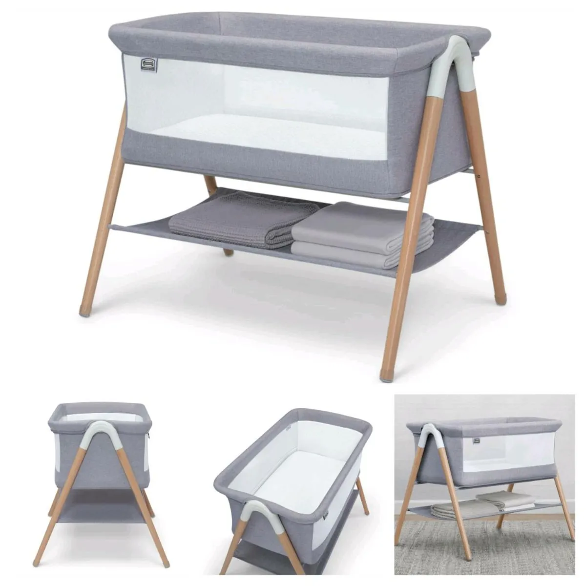 Babylo bedside crib as new - Image 1