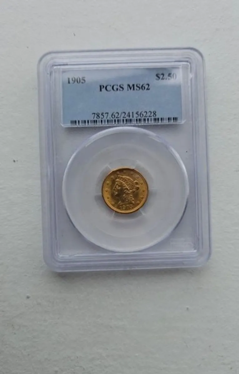 1905 Liberty Gold Quarter Eagle PCGS MS62 - Image 3