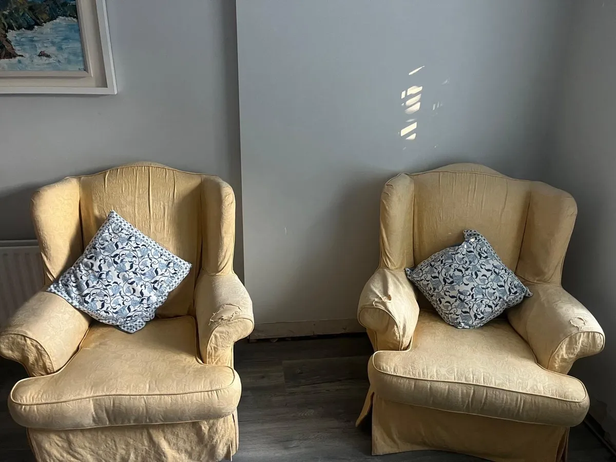 Sofa and Two Chairs - Image 1