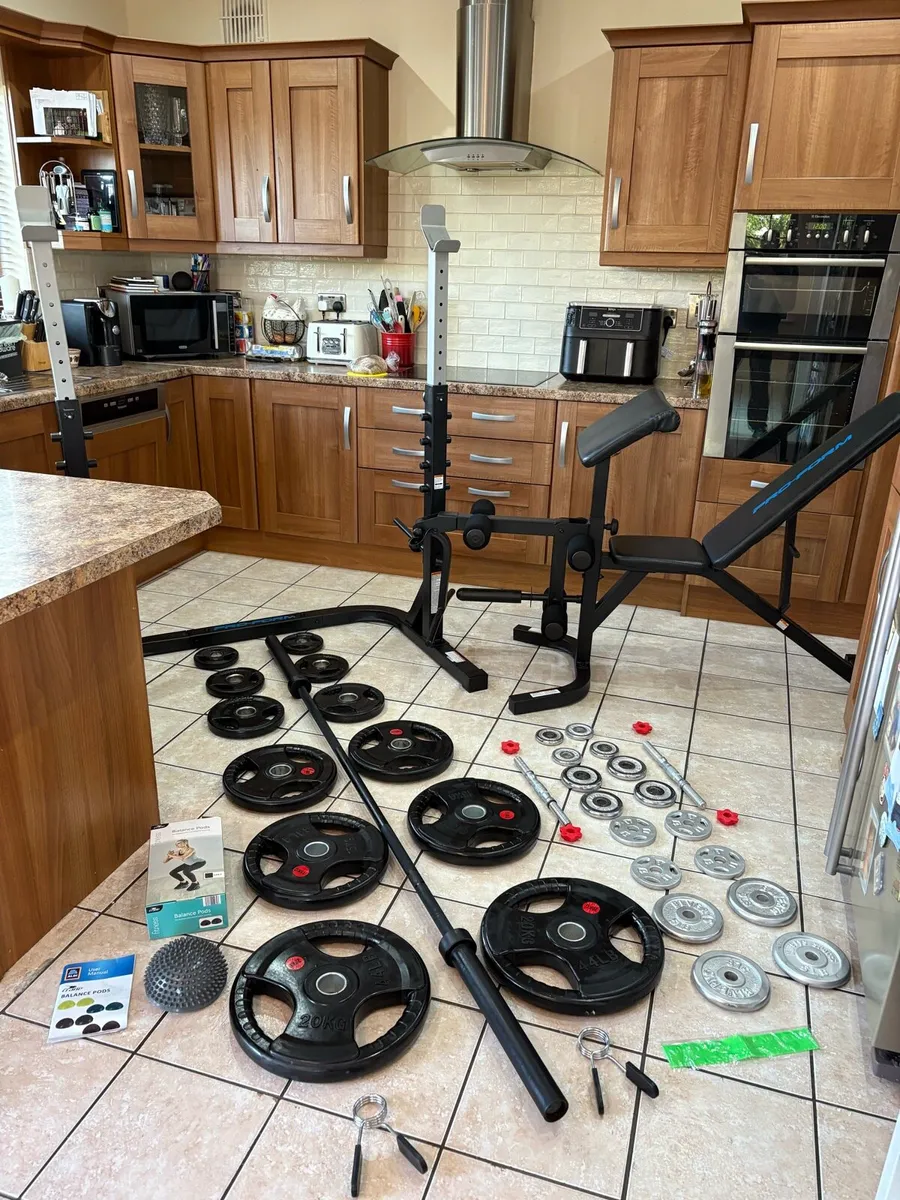 GENUINE GYM OLYMPIC WEIGHTLIFTING SET UP, CHEAP!! - Image 1