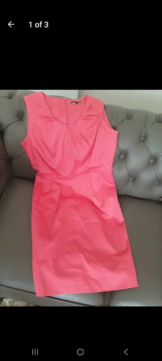 Warehouse pink dress Uk10 new