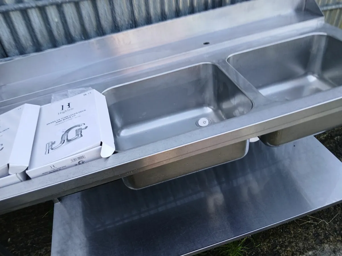 Stainless steel cabbinet /sink unit delivered - Image 1