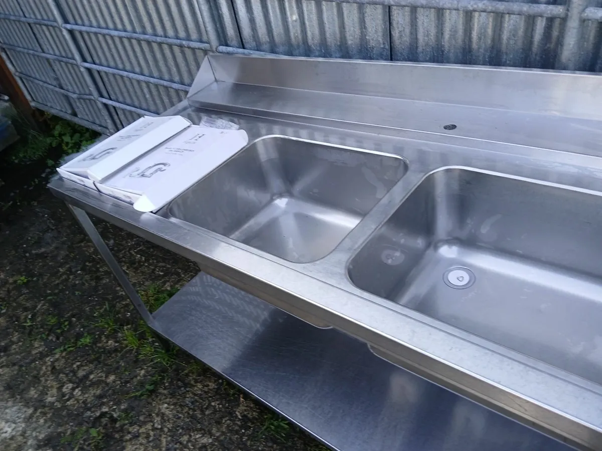 Stainless steel cabbinet /sink unit delivered - Image 2