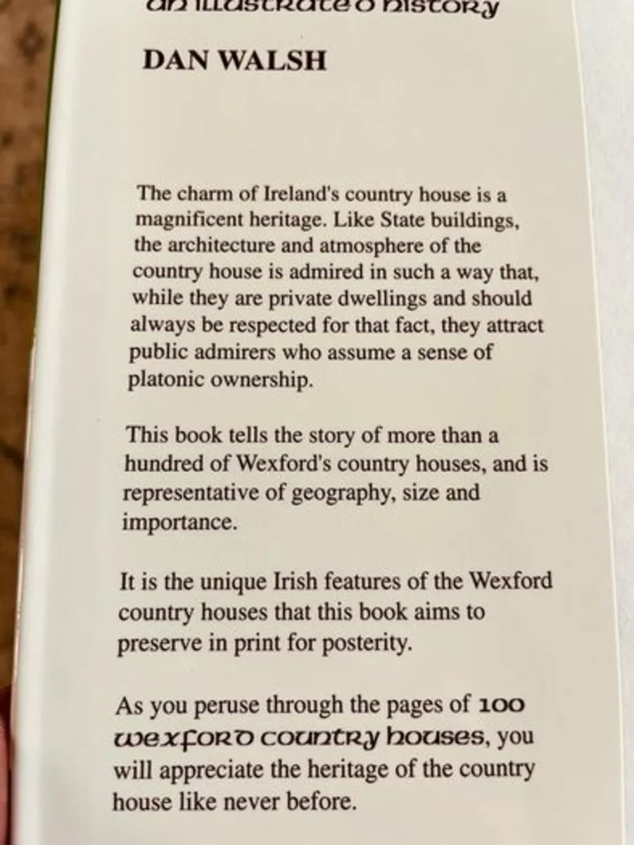 100 Wexford Country Houses. Dan Walsh. Signed - Image 4