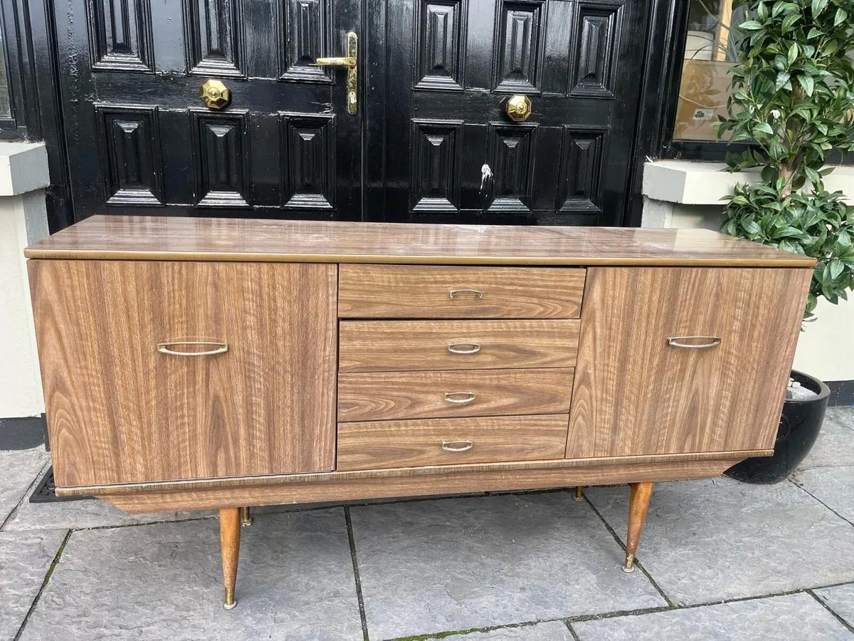 Vintage Kitchen Sideboard,Extendable Table & Chair - Image 1
