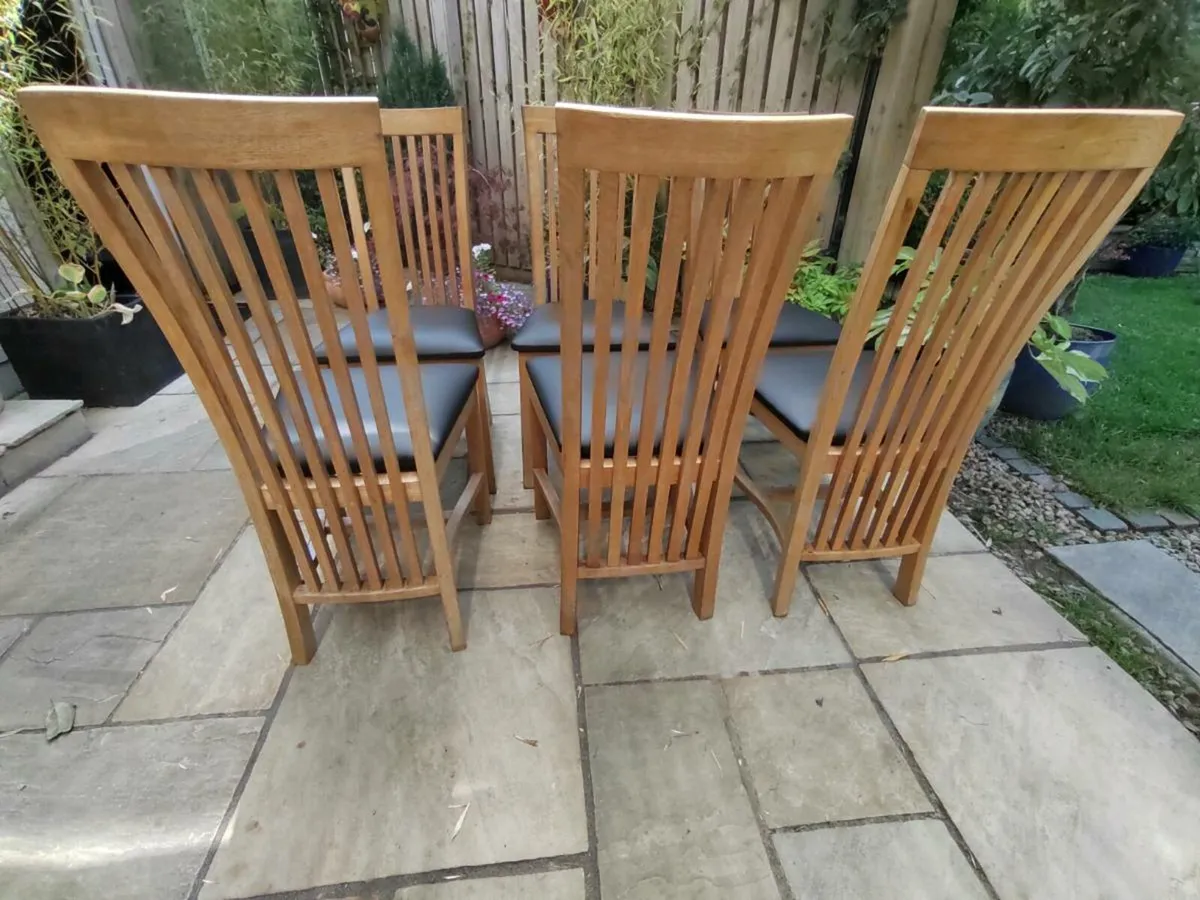 6 kitchen dining chairs - Image 3