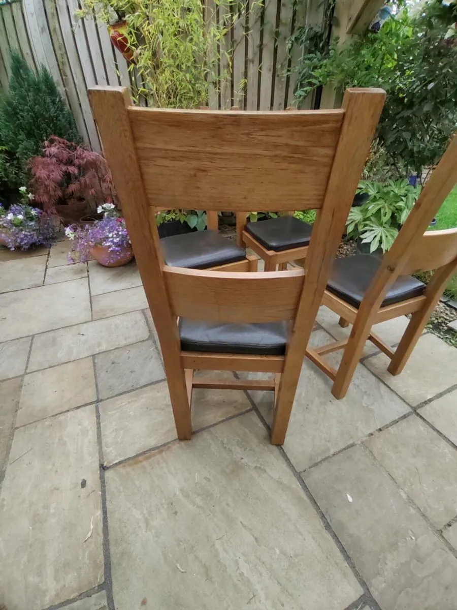 4 kitchen dining chairs - Image 2