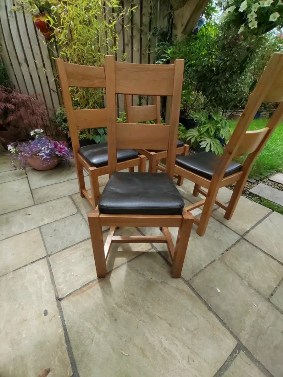 4 kitchen dining chairs - Image 4