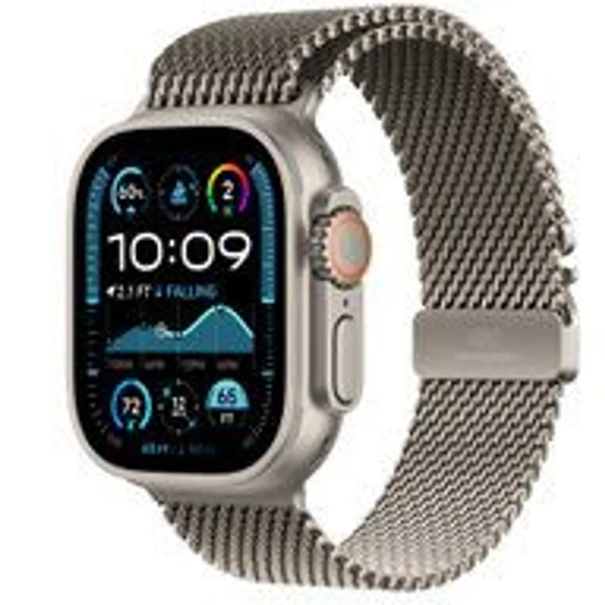 Apple Watch Ultra 2 GPS + Cellular with Natural Titanium Milanese Loop