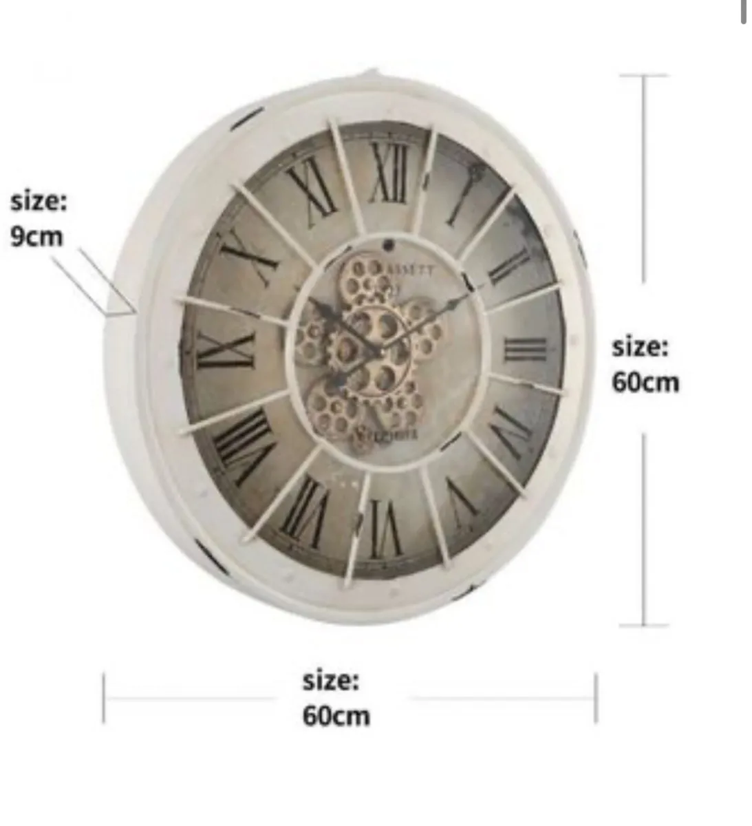 Wall clock 60cm - Image 2