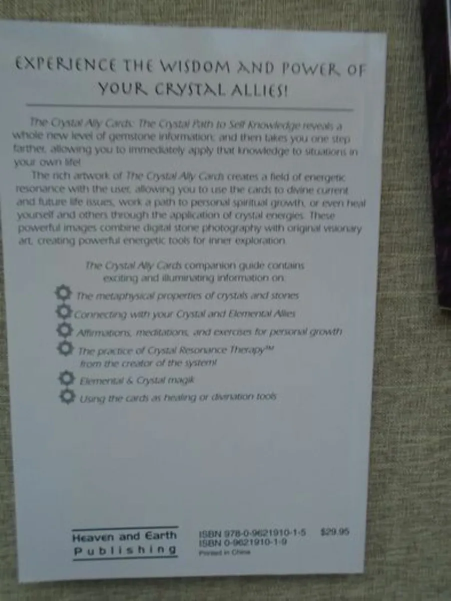 The Crystal Ally cards,Oracle cards, New,Gift - Image 4