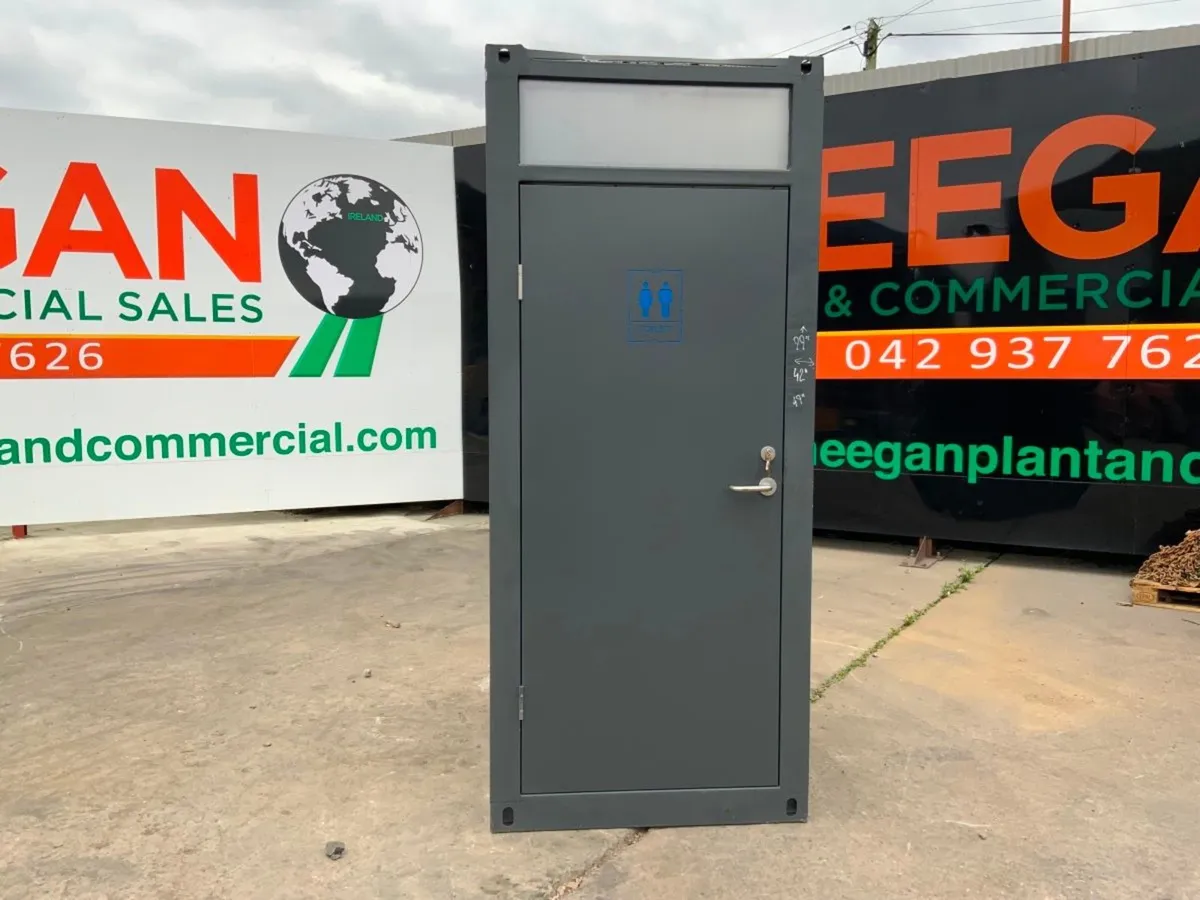 SINGLE OCCUPANCY PORTABLE TOILET POD...1043. - Image 1