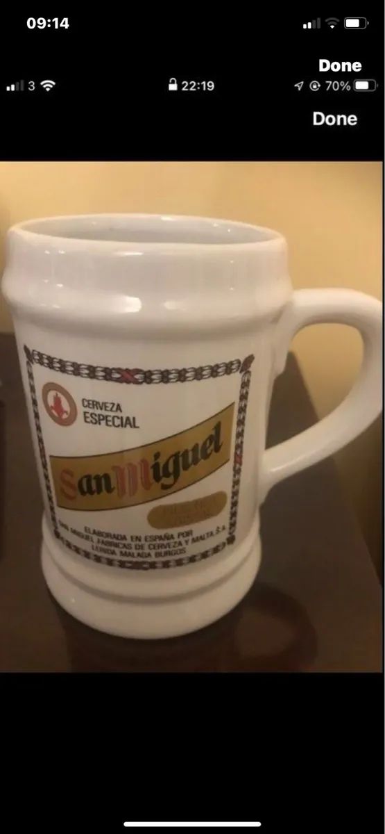 San Miguel Ceramic Tankards - Image 2