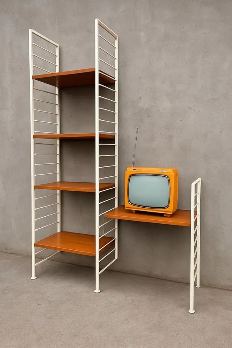mid century sideboard shelving chairs Danish stock teak ladderax - Image 3