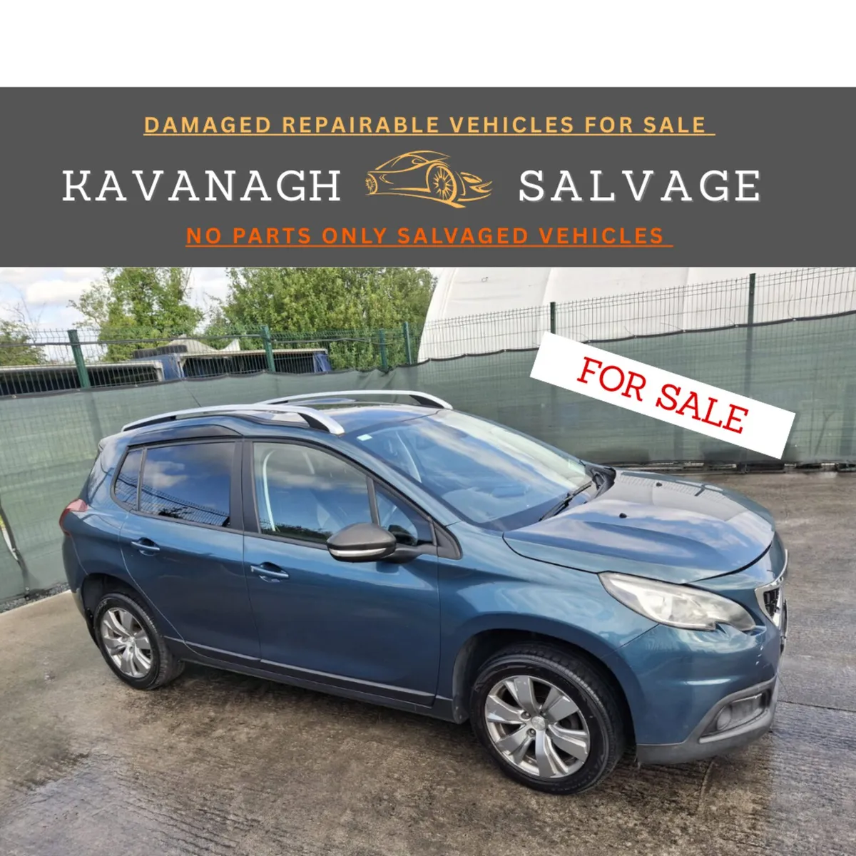 172  Peugeot 2008 1.6hdi Light Damage - Image 1