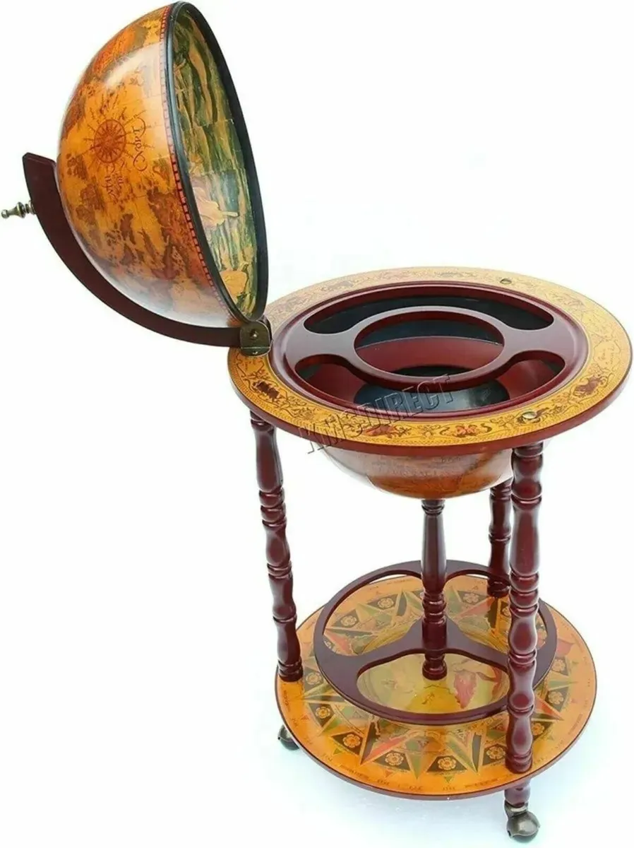 Antique Globe Shape Bar 360mm Mini Drink Bar - Image 4
