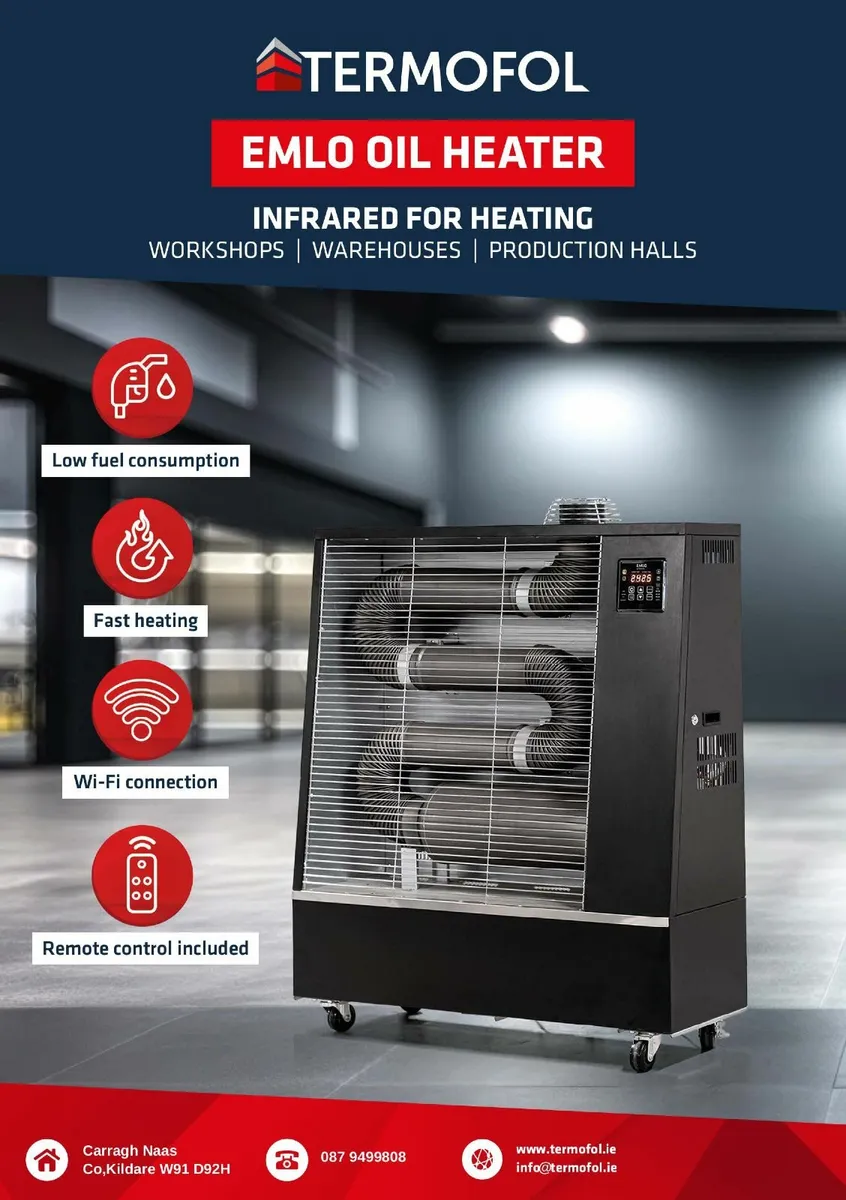 Oil Heater infrared heating workshops warehouses - Image 3
