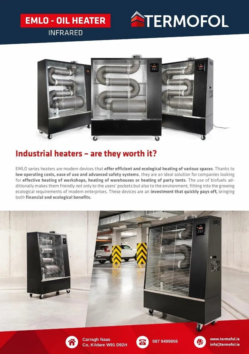 Oil Heater infrared heating workshops warehouses - Image 4