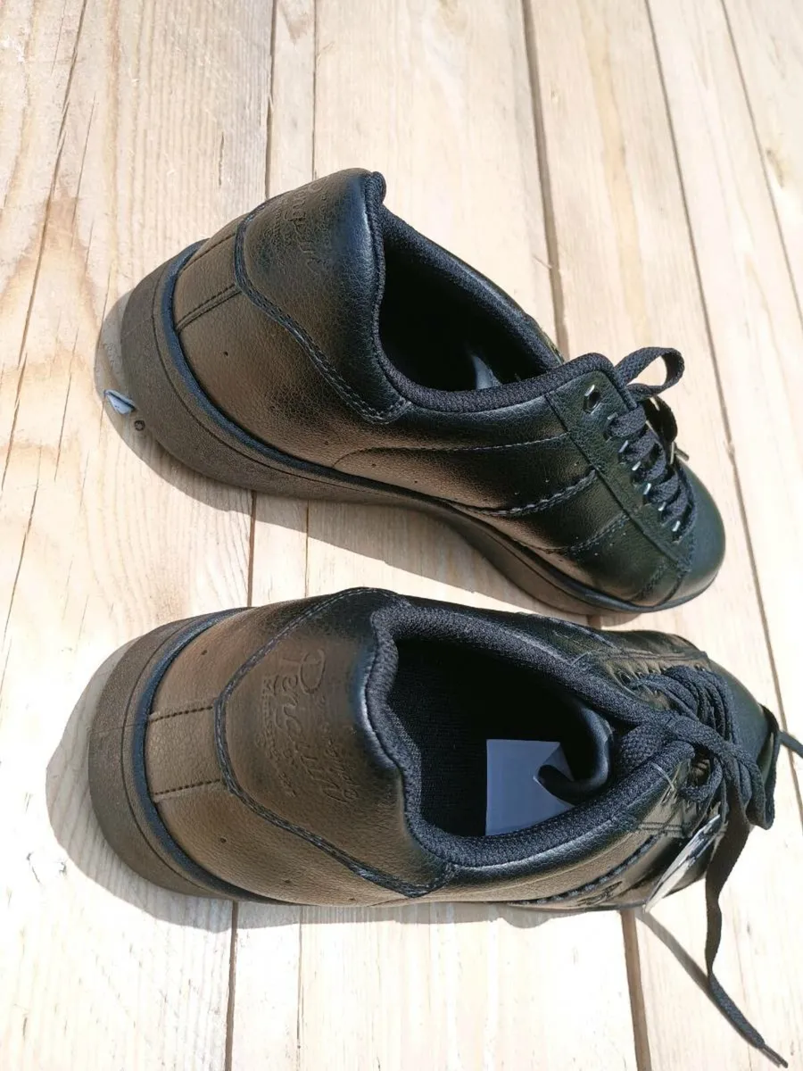 Black penguin steadman trainers - Image 3