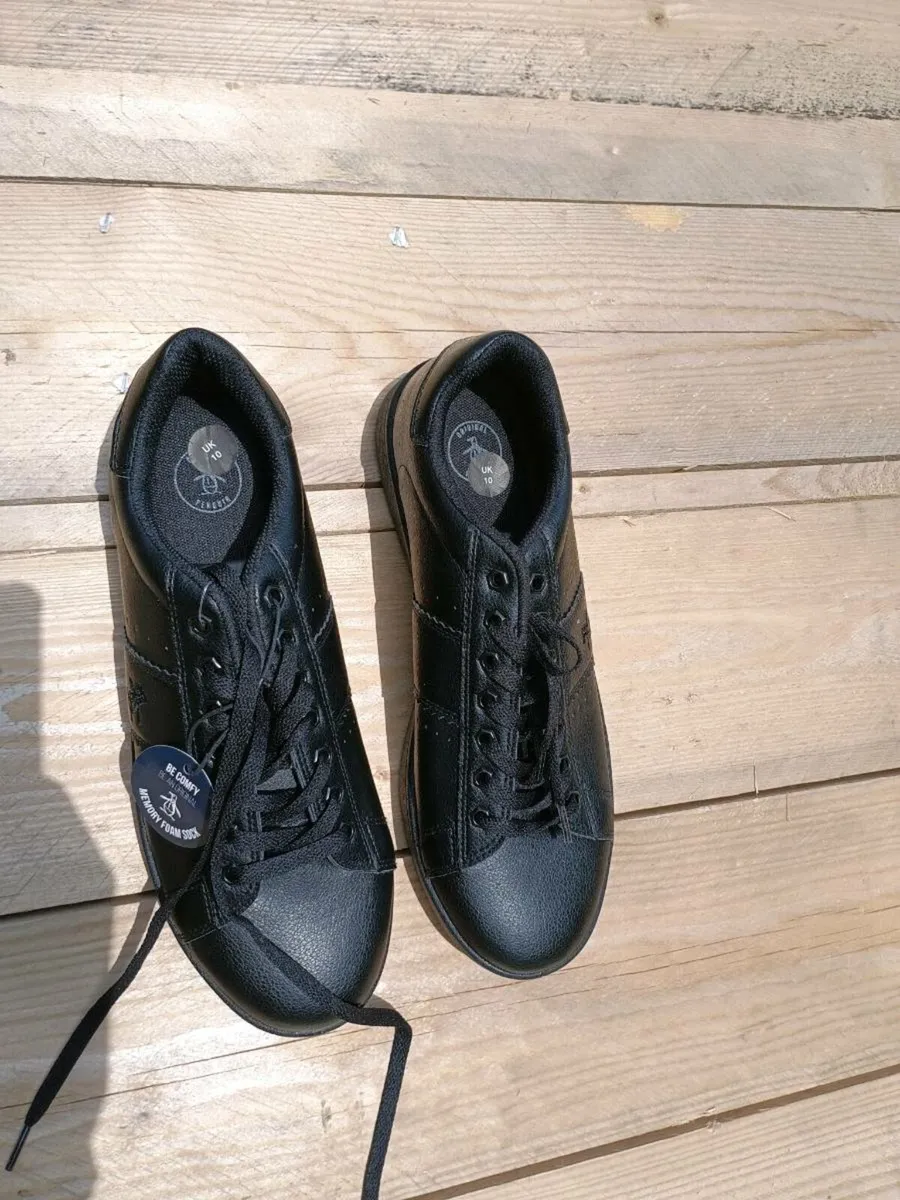 Black penguin steadman trainers - Image 4