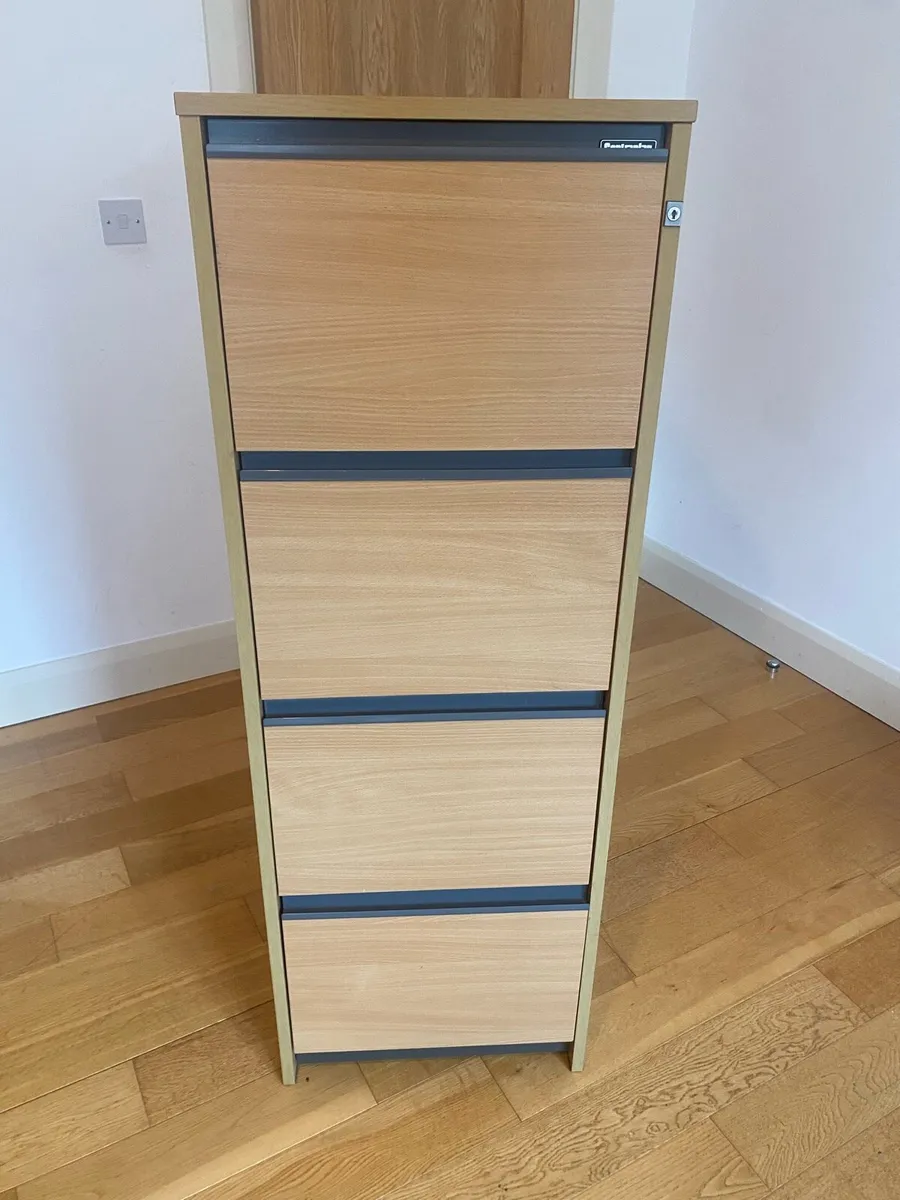 4 Drawer Filing Cabinet - Image 1