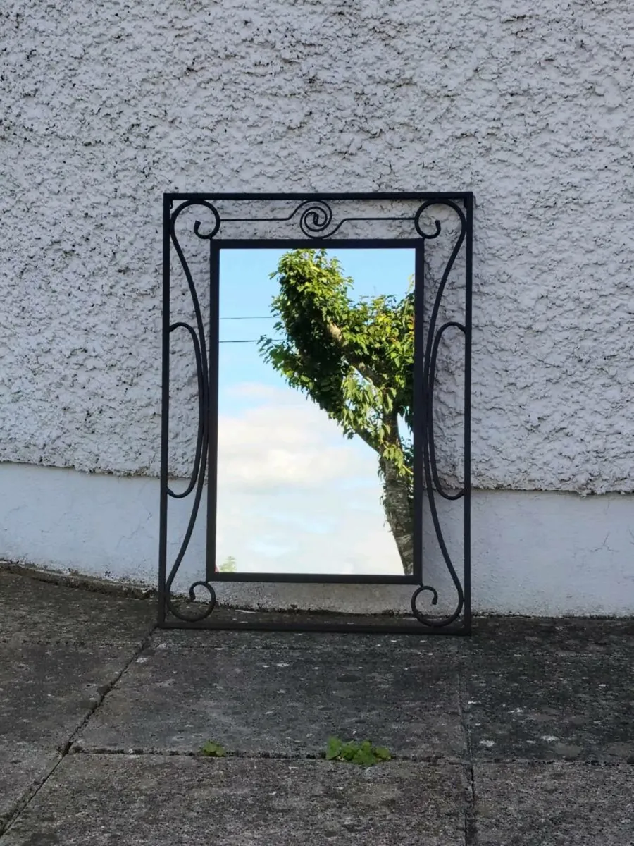 Wrought Iron Mirror - Image 1