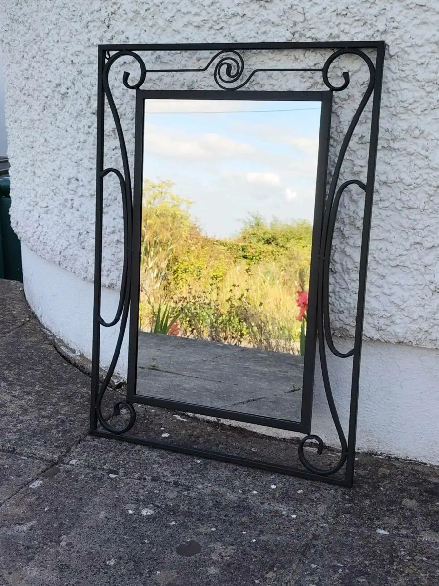 Wrought Iron Mirror - Image 2