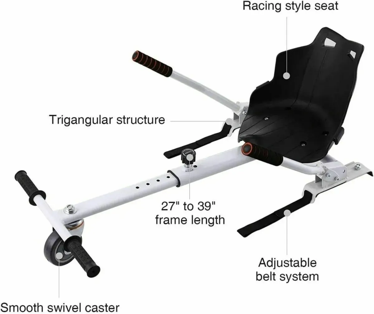 HoverKart Seat Hoverboard Cart SeatHoverKart Seat - Image 3