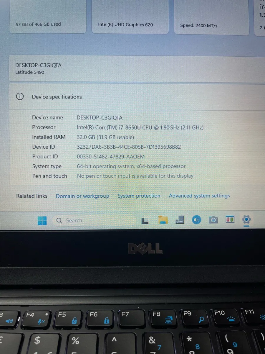 Dell i7 pro 32gb ram 512ssd win 11 pro - Image 4