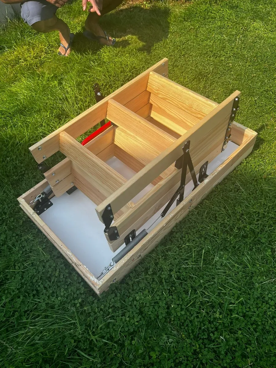 Wooden attic ladder - Image 2