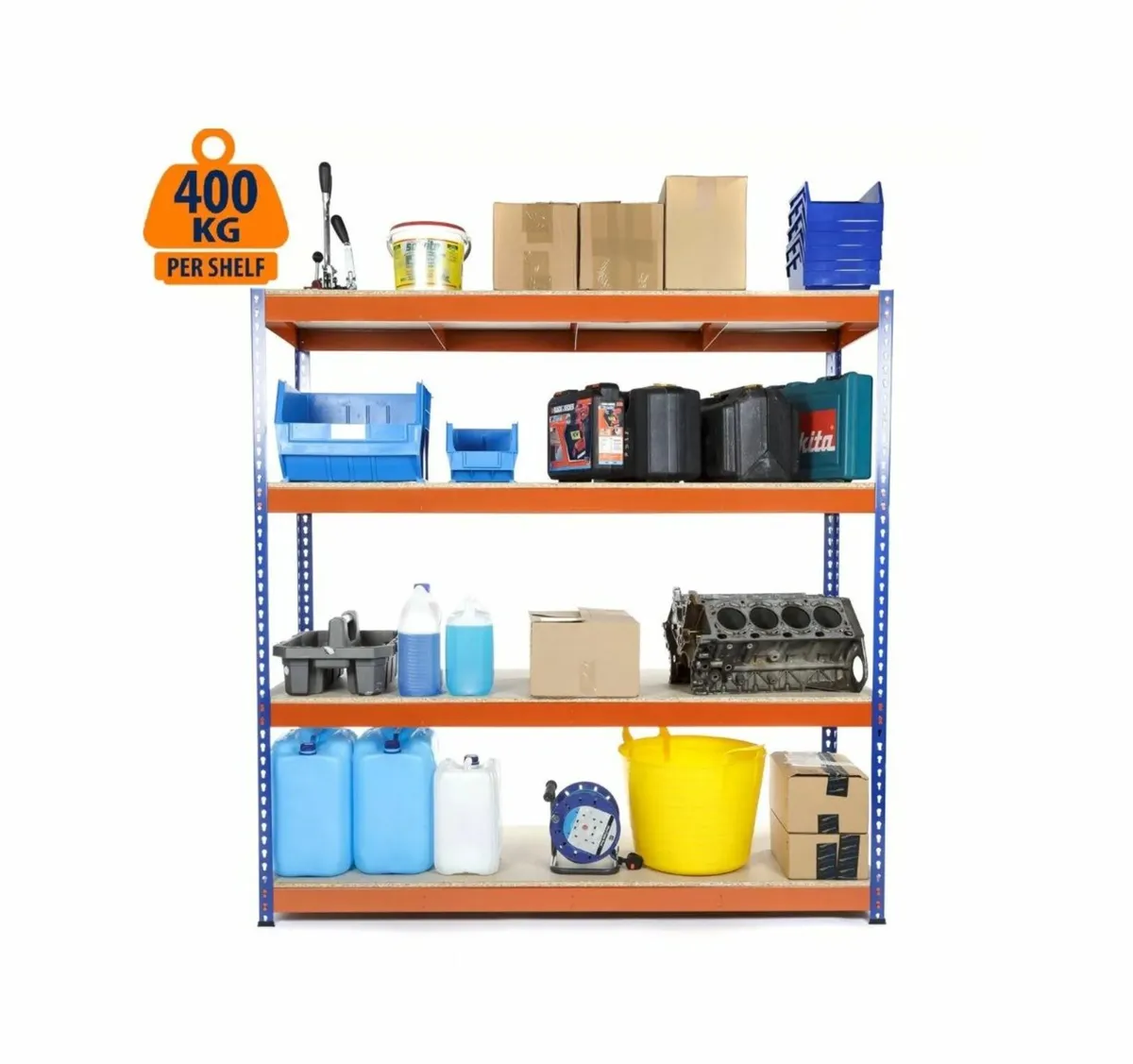 New Heavy Duty Boltless Longspan Shelving Racking - Image 2
