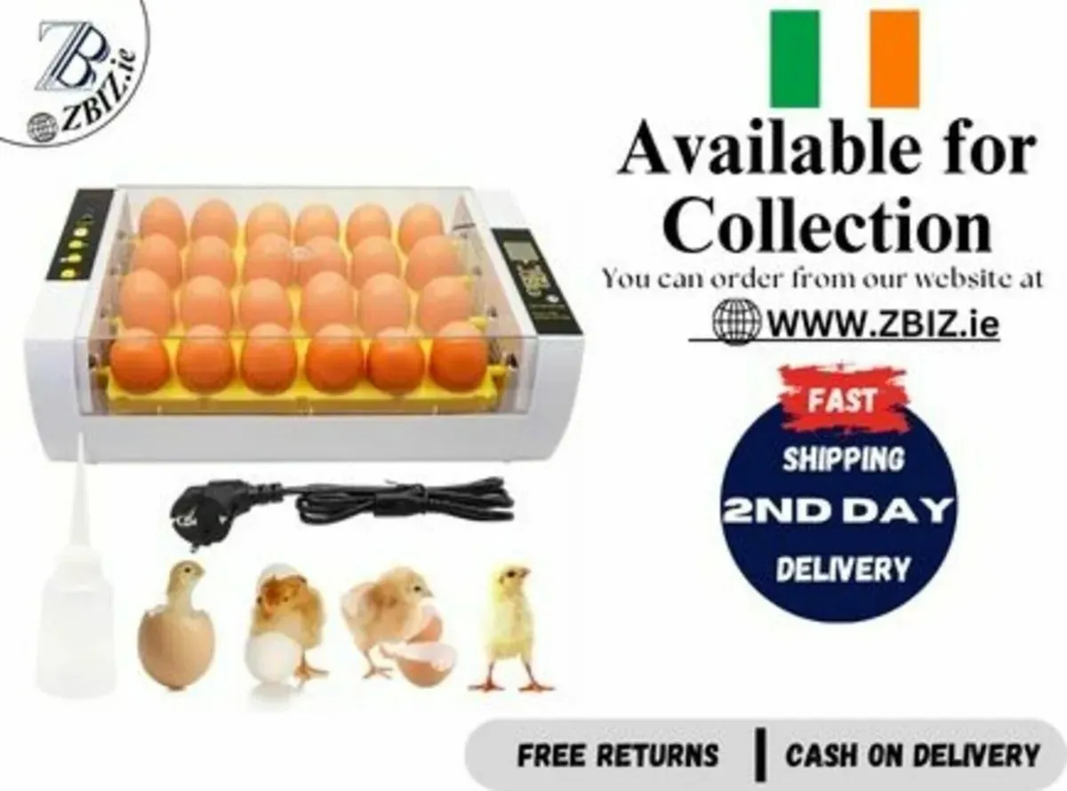 24-Egg Incubator Digital Auto Temperature Control - Image 1