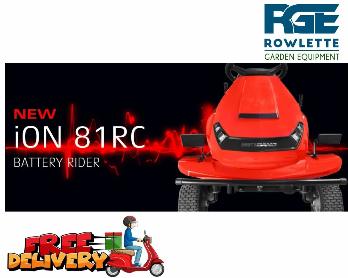 Weibang Ion 81 RC - E Ride On Mower - Image 3